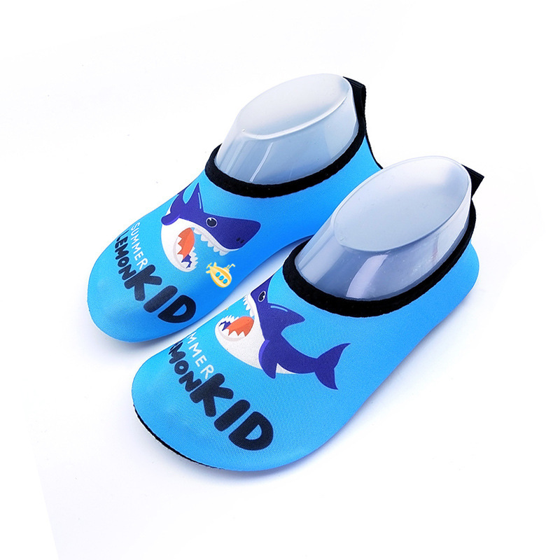 Children's Beach Shoes, Quick-Drying, Soft-Soled, Non-Slip, Water Park, Wading, Breathable Yoga Shoes, Printed River Tracing Shoes and Socks Manufacturer