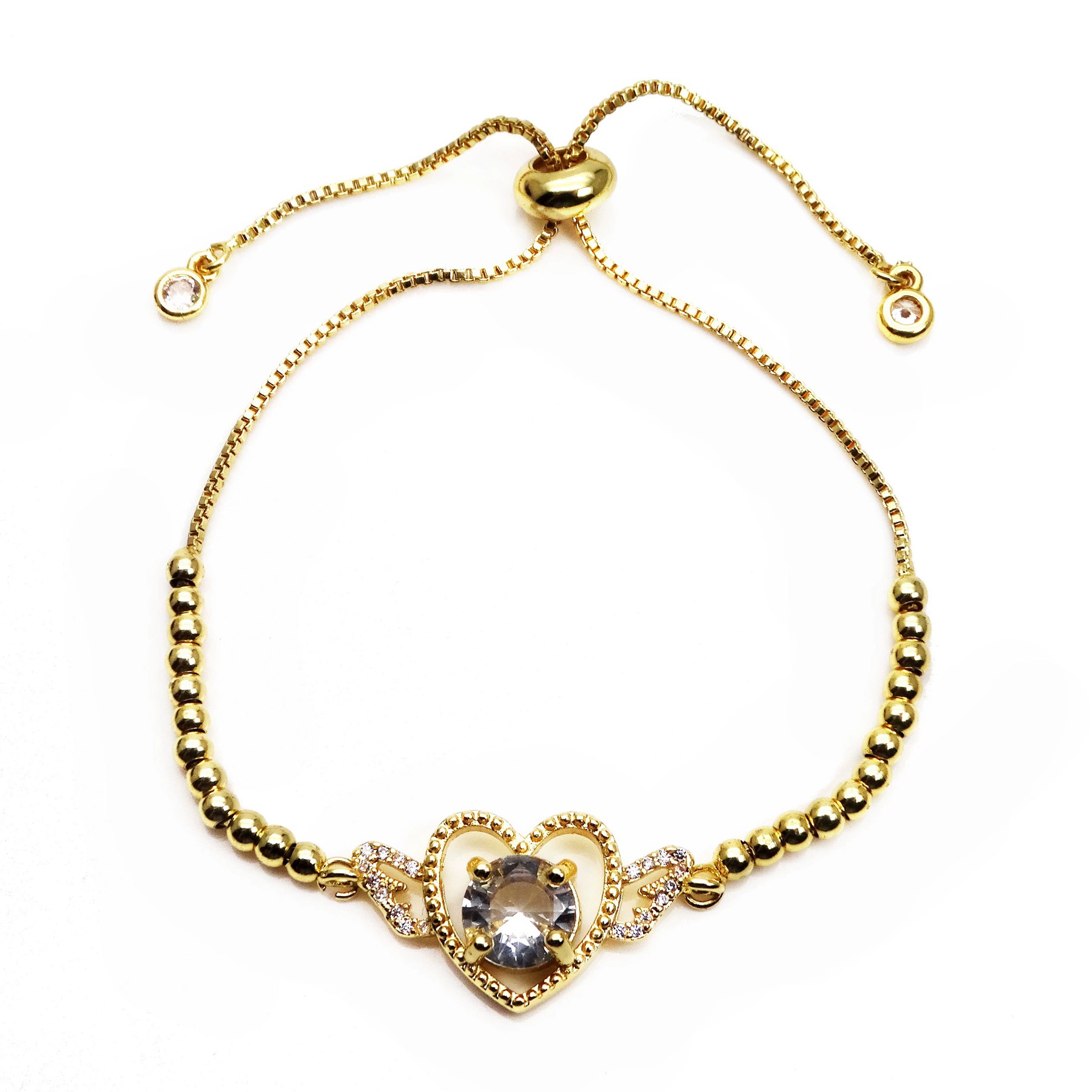 Zirconium natural stone, bracelet, accessories, micro incrustation