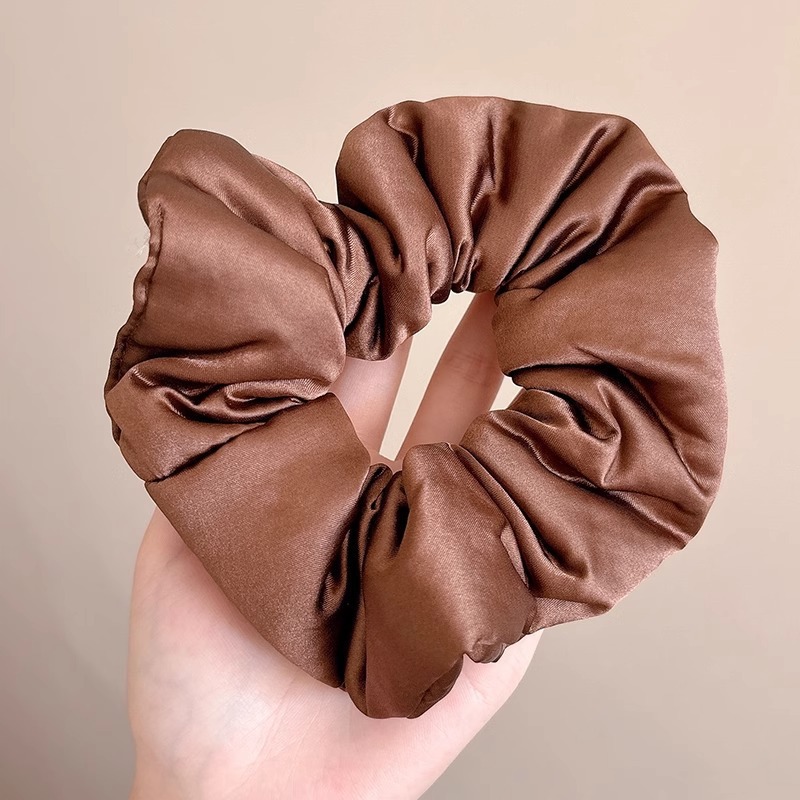 Anillo de cabello perezoso coreano cuerda de cabeza intestino grande niñas de alto nivel de la sensación de cabello de alta elasticidad correa de cabello de cabello super grande