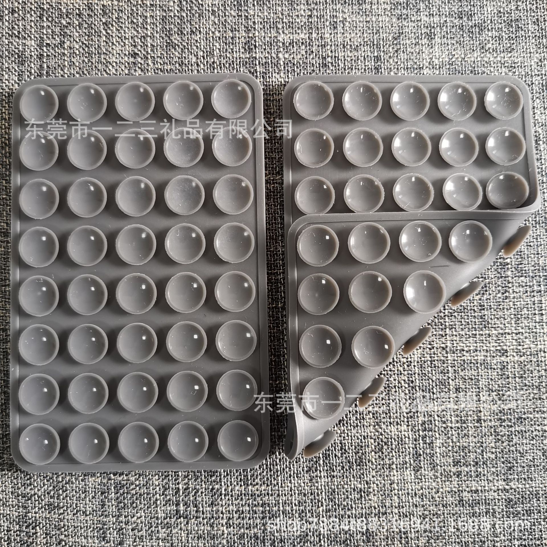 40 80 silicona ventosa de doble cara ventosa simple negro pegado antideslizante caso de teléfono móvil portátil soporte de teléfono móvil extraíble