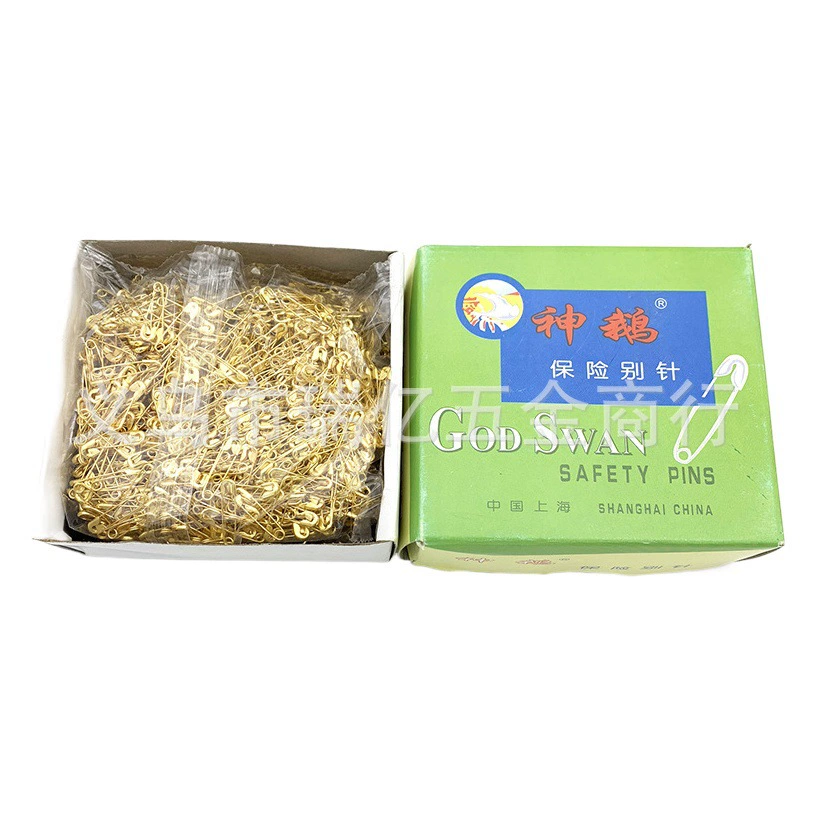 В штучной упаковке Золотой никель цинк 18/22/27/32/37/45/55/65/75/85 общая английская булавка