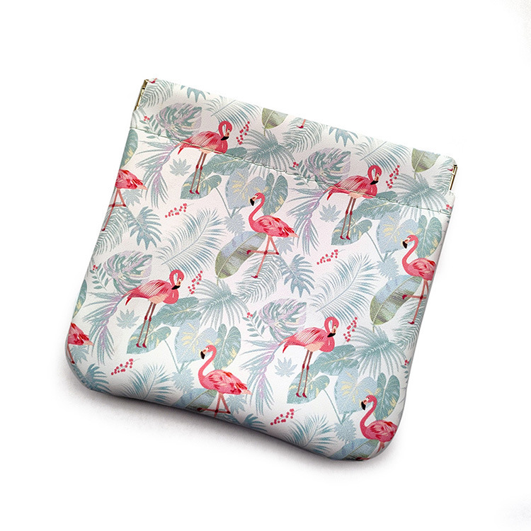 INS super popular bolsa de cosméticos de cuero portátil pequeña bolsa de almacenamiento de cojín de aire bolsa de auriculares airpod