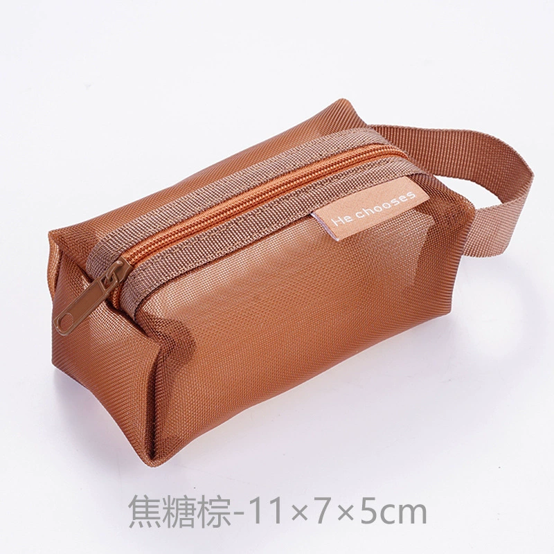 Nylon three dimensional square capacious wallet, key bag, cards, storage bag