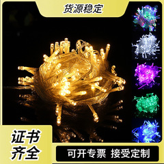 廠家批發led燈串戶外滿天星彩燈聖誕燈婚慶串燈節日裝飾燈閃燈