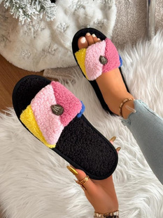 G 10452 Colorful Eagle Head Slippers ���^��Ь