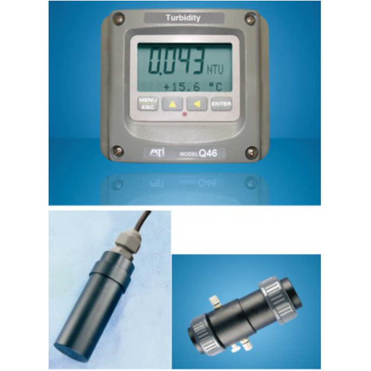 美国ATI Q46H/62-63在线式余氯监测仪 极谱化探头 流通或浸入式安