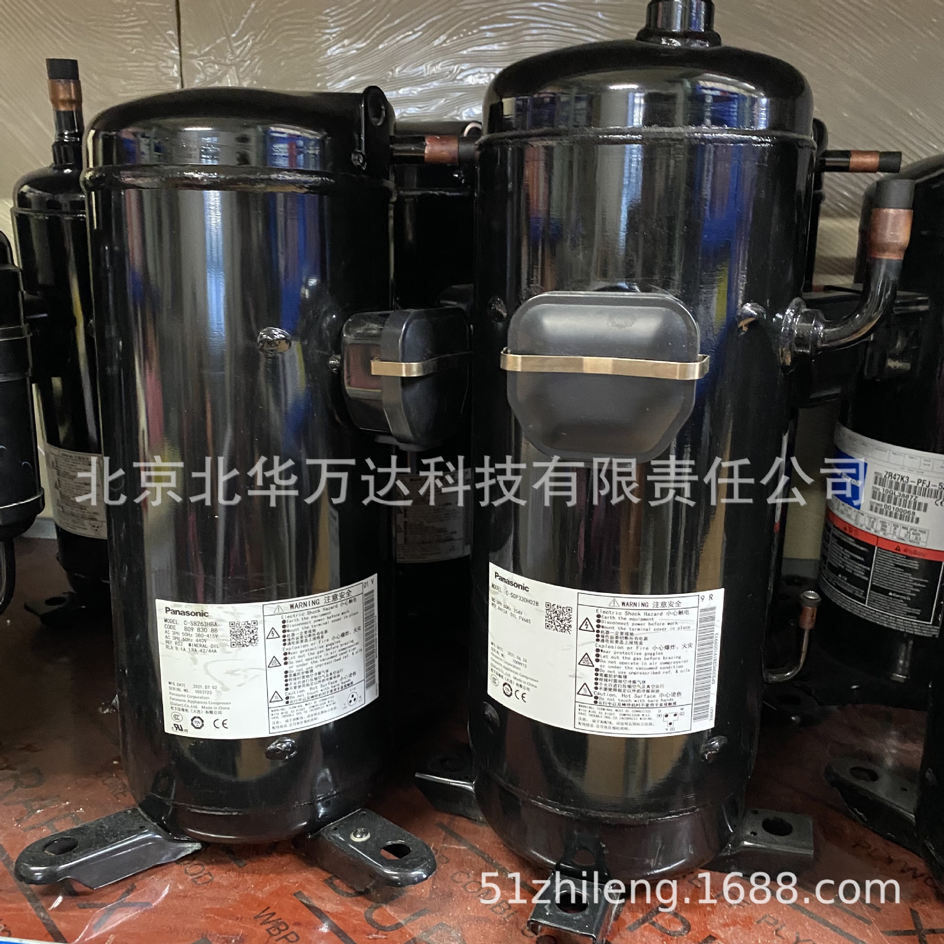 全新原装C-SBX120H38A C-SBX145H38A压缩机4匹空调涡旋制冷压缩机