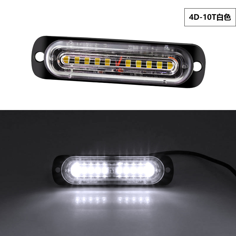 12 - 24V Lámpara lateral del camión 10LED lámpara de red de luz de advertencia intermitente del automóvil image 9