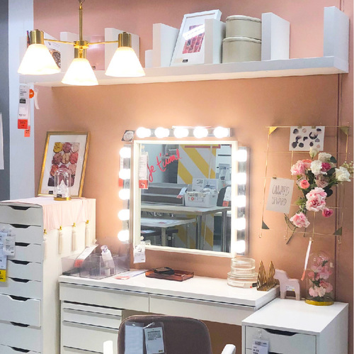 Hollywood Mirror Vanity LED Bulb Vanity Mirror Light Three Color Temperatures No Drill Mirror Vanity Light