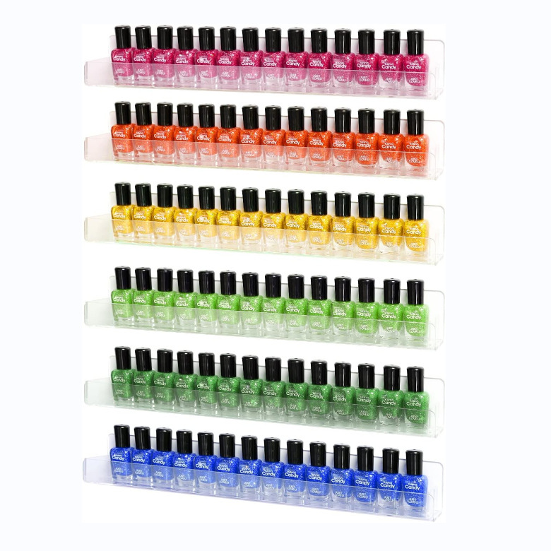 Amazon Transparent Acrylic Nail Polish Display Rack Storage Wall-Mounted Nail Salon Storage Display Rack Dressing Room Wall-Mounted Amazon Transparent Acrylic Nail Polish Display Rack Storage Wall-Mounted Nail Salon Storage Display Rack Dressing Room Wall-Mounted