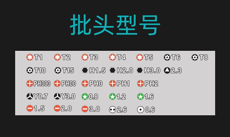精密多用途工具29合一精密螺丝刀套装