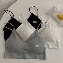 内衣女学生韩版无扣裹胸女防下垂背心小胸聚拢防滑薄款抹胸内外穿
