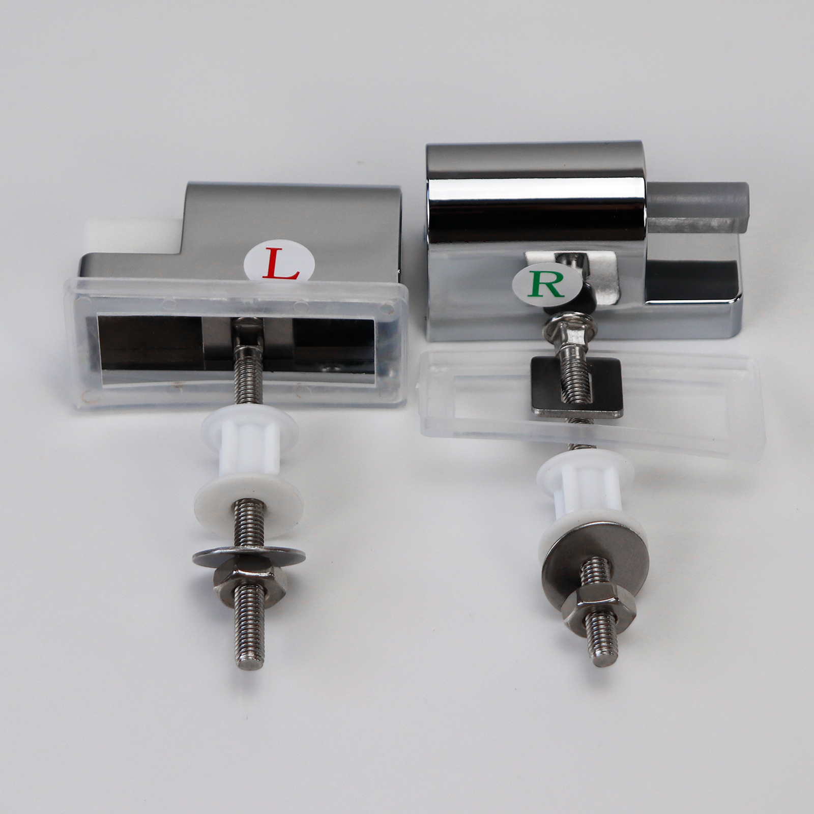 Bisagra de la tapa del inodoro Material ABS Galvanoplastia de aleación de zinc Bisagra de la tapa del inodoro estilo pico de pato con caída lenta
