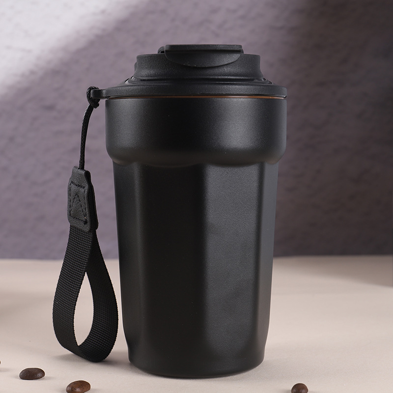 Nuevo forro sin costuras taza de café octogonal logotipo personalizado taza de regalo de publicidad 316 taza de aislamiento al vacío de acero inoxidable