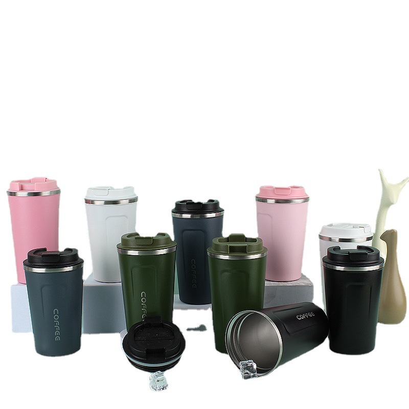 Taza de vacío de café de segunda generación de acero inoxidable 304 simple gran capacidad portátil al aire libre para hombres y mujeres taza portátil de oficina en stock