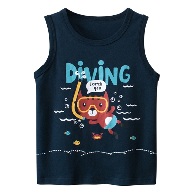 2023 verano nueva ropa para niños 27 niños marca de moda chaleco para niños ropa de bebé para niños suministro transfronterizo entrega de una pieza