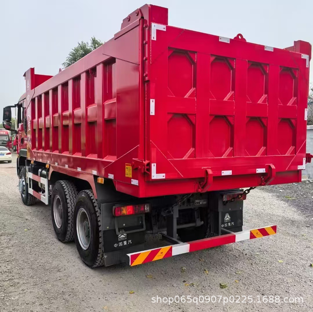Export Sales Howo Tx371 Dump Truck 10 Wheels 375 Horsepower Dump Truck National Three Engine