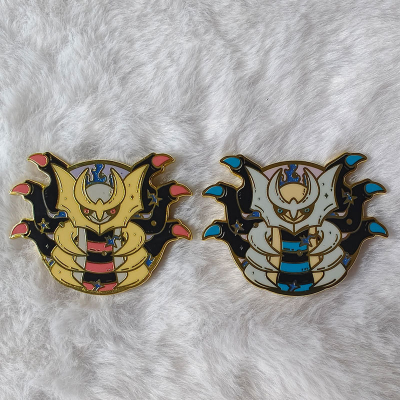 Pokémon Brooch, Pet Elf, Alien World Monster Elf, Metal Backpack Enamel Pin Decorative Badge