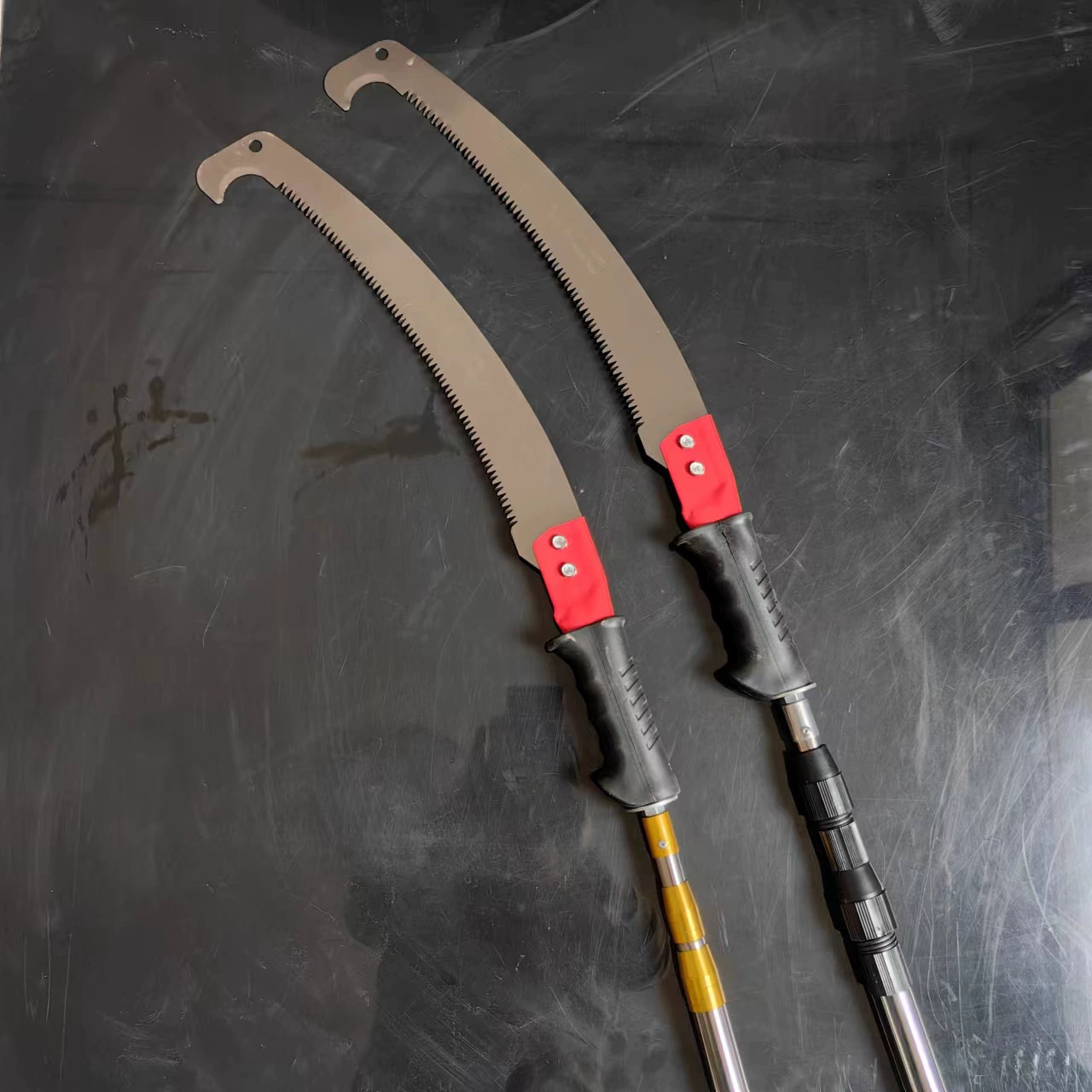 Оптовая продажа фабрики выдвижная нержавеющая сталь с высокой высотой ручная пила с одним крючком пила с двумя крючками пила садовые инструменты аксессуары оптом