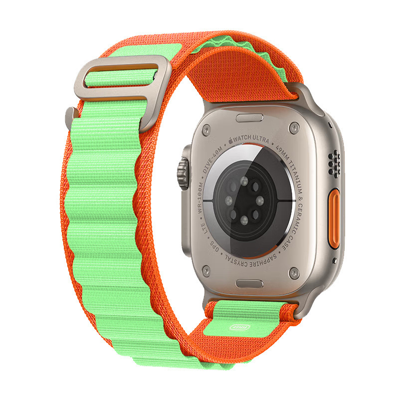 Correa de Apple aplicable Correa de iwatch tejida de anillo de montaña Correa de reloj Apple s10ultra 46