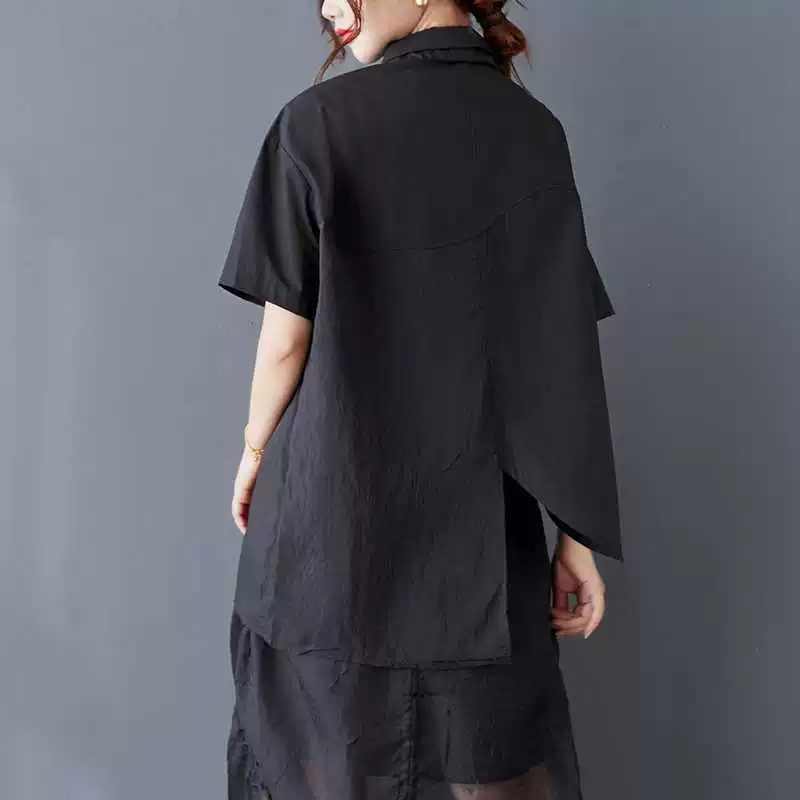 Summer design shirt, Korean style, plus size