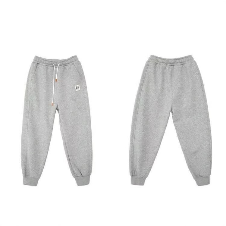 소녀 양털-바지 가을과 겨울 2024 새로운 어린이 소녀 스포츠 바지 대형 어린이 가을 캐주얼 스웨트 팬츠 트렌디