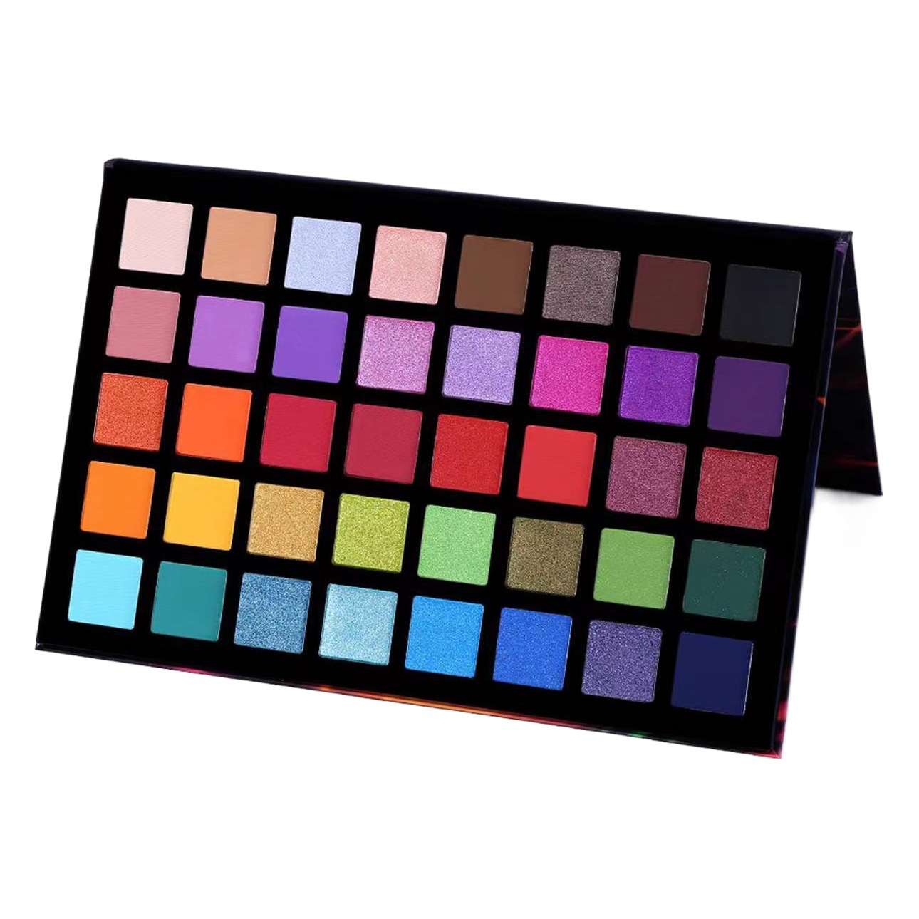 GLAZZI 40 color Spotlight Placa de sombra de ojos shimmer color mate Placa de sombra de ojos maquillaje transfronterizo de sombra de ojos de Europa y América