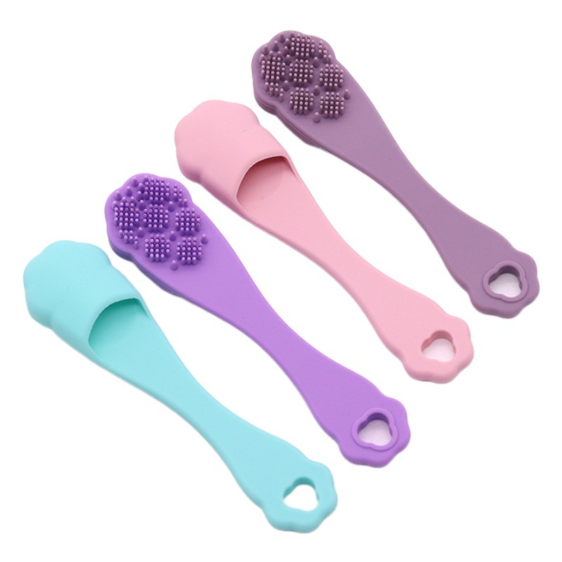 Cepillo de dientes de perro cepillo de silicona para mascotas dientes limpieza cepillo de dedos perro gato eliminación de manchas de dientes cepillo suave suministros