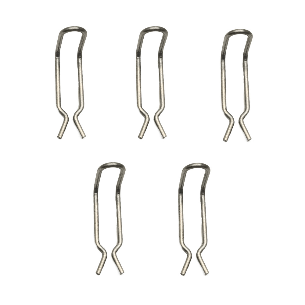 K 시리즈 스테인리스 스틸 짧은 서클립 5개