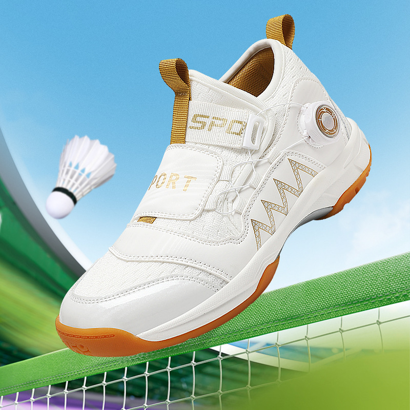 Zapatos de bádminton transfronterizos zapatos para niños y niñas zapatos de tenis de mesa giratorios zapatos deportivos casuales transpirables image 3