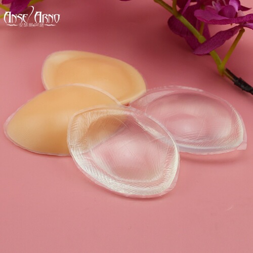 Invisible thickened silicone bra push-up swimsuit waterproof bikini underwear fake breast support to show big breast pad sponge insert