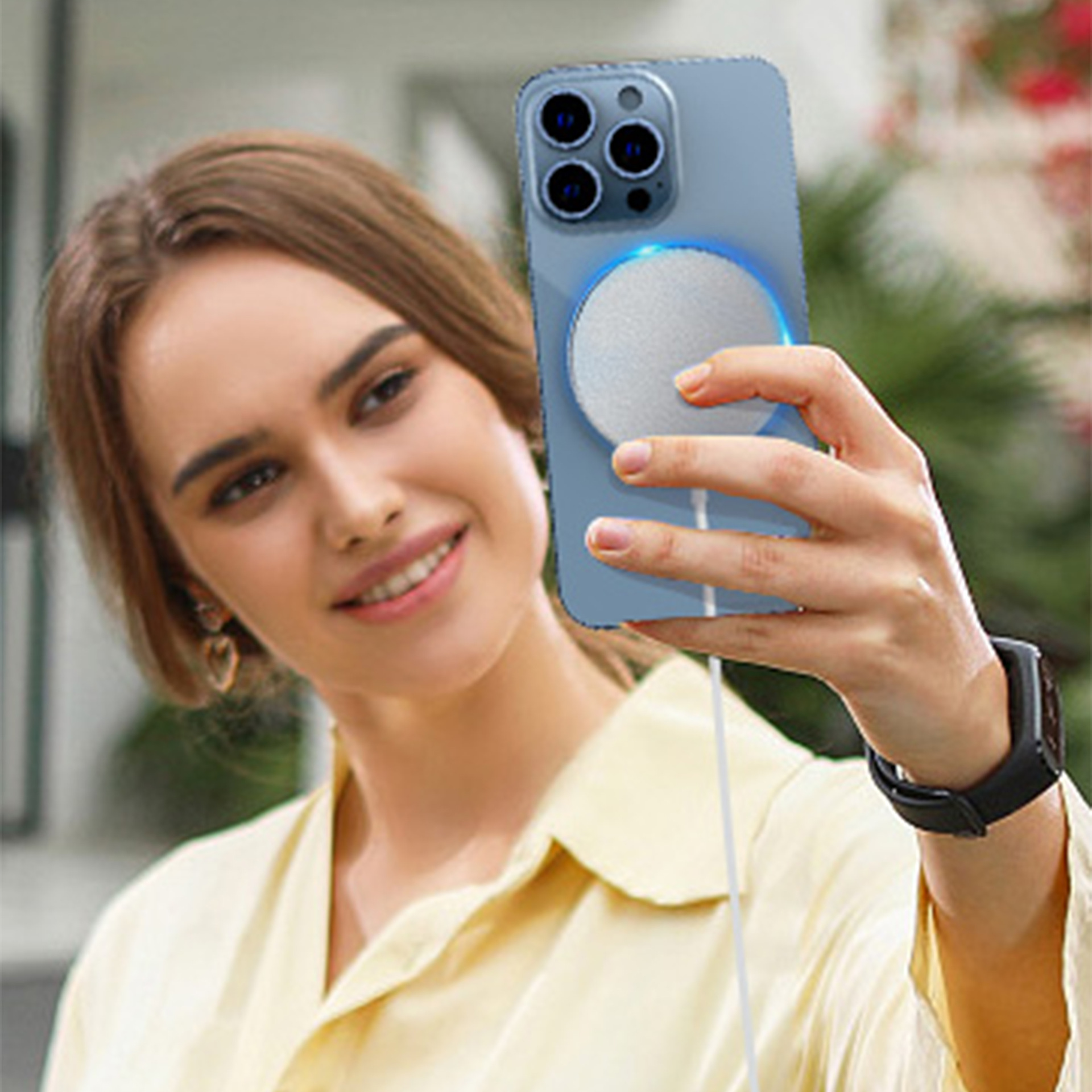 Caricabatterie wireless magnetico singolo - Prodotto di e-commerce molto popolare per telefoni_voghion.com