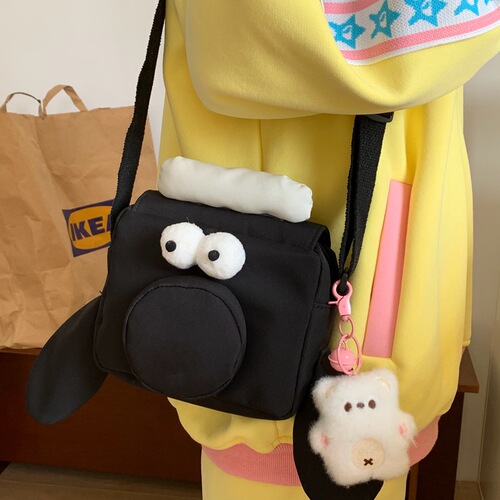 Adorable Little Sheep Bag Lady 2024 New Trend Ins Japanese Style Student Versatile Shoulder Phone Bag for Girls Crossbody Bag