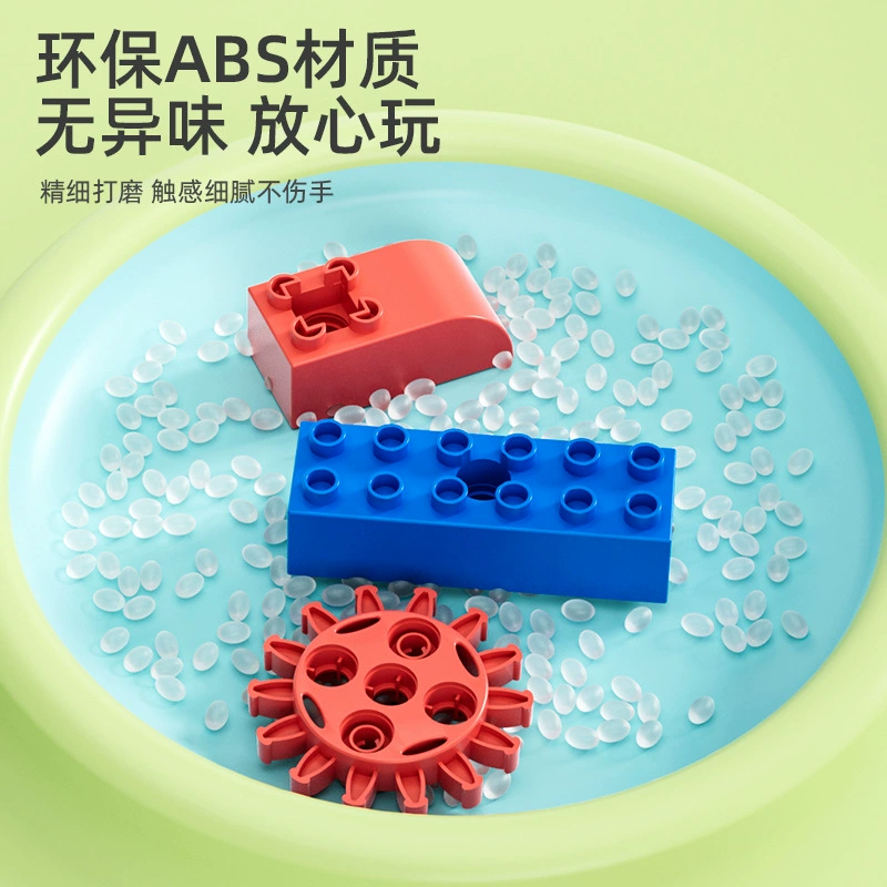 Constructor with gears for boys and girls, toy, science and technology, training