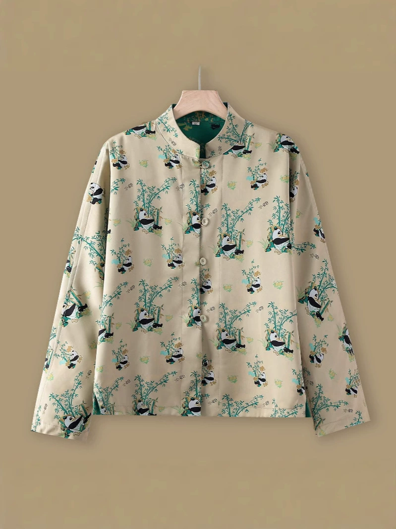 Double-sided jacket, elite cardigan, Chinese style