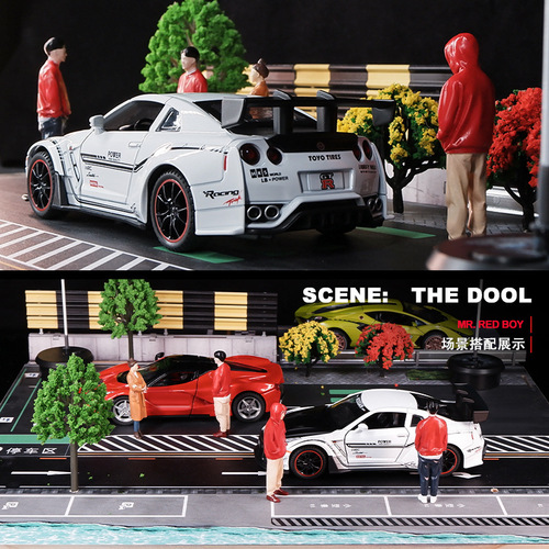 Simulation 1/32 1:64 miniature photography villain props sand table props doll hand-made character model decoration