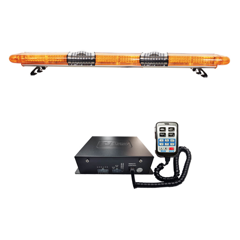LED Roof Warning Light Long Strip Strobe Light 1.8m Car-mounted Strobe Light + Dual Horns + Siren 9400G2