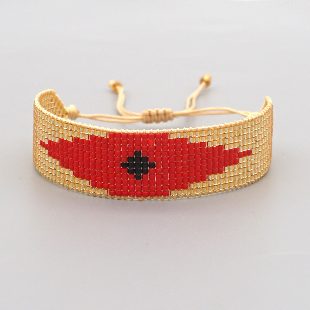 Nihaojewelry Fashion Miyuki Beads Hand-woven Eye Bracelet Set Wholesale Jewelry display picture 3