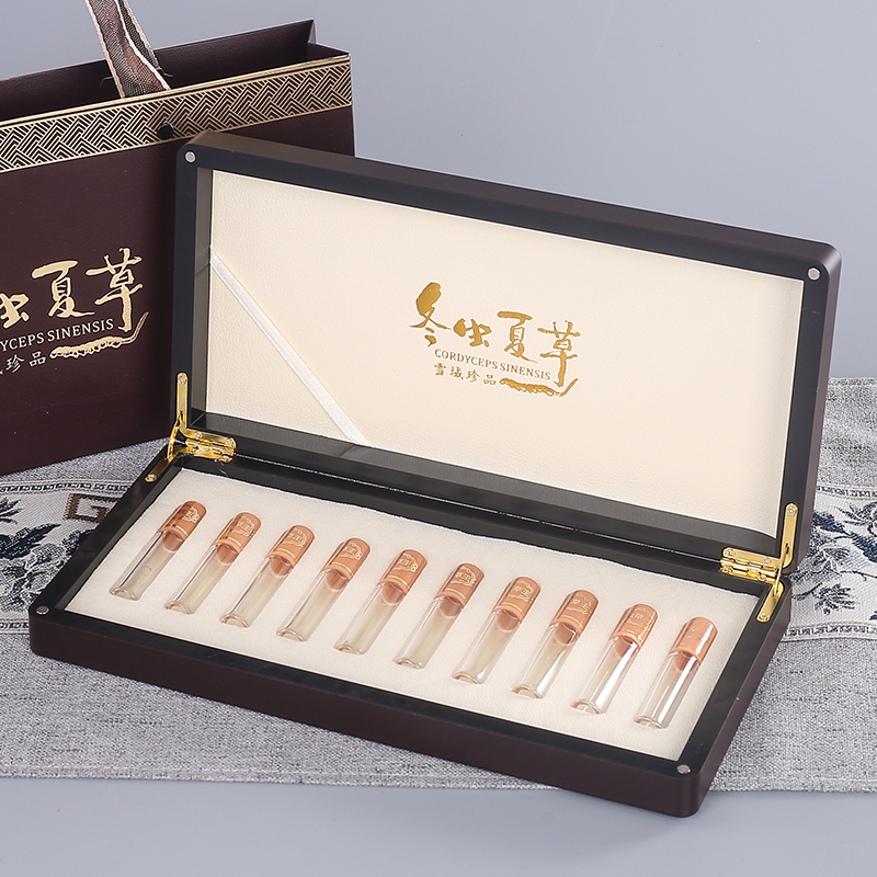 Caja de embalaje de Cordyceps Cordyceps Caja de regalo Caja vacía 10 tubos 20 50 60 cajas de regalo