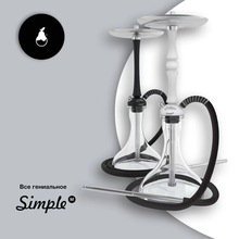 水烟配件工厂铝合金大号单管硅胶管mattpear玻璃壶 soft smoke