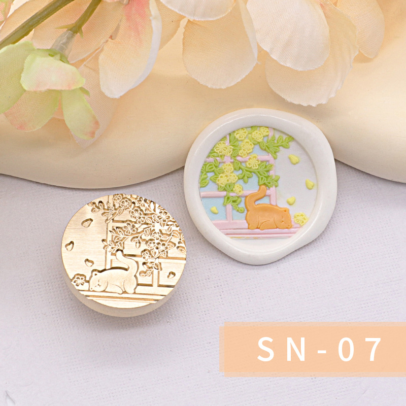 Original nuevo estilo fuego pintura sello serie interior cabeza regalo embalaje sobre cubierta cuento de hadas habitación casa caliente