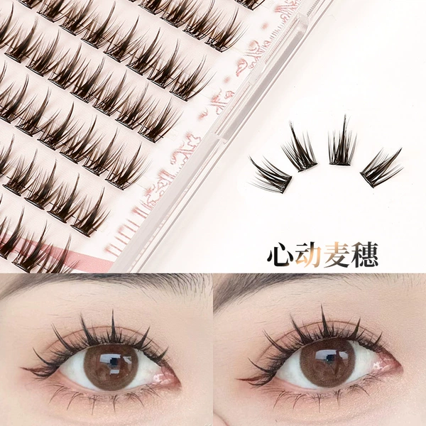 JM-29 Heart-intensive wheat ears without glue fake eyelashes