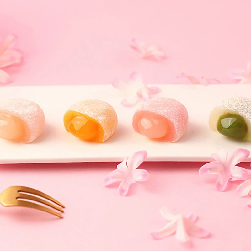 Baicaowei sauté dumplings 120g box gauge 72 bags matcha flavor fragrant mango strawberry flavor cherry blossom flavor pastry snacks