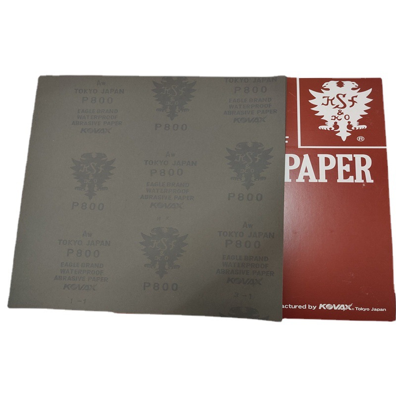 日本红鹰砂纸模具镜面抛光打磨砂纸150-800#锋利耐水氧化铝红砂纸