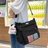 Shoulder bag, fashionable fresh small bag, capacious one-shoulder bag, universal study bag, 2023 collection, for students