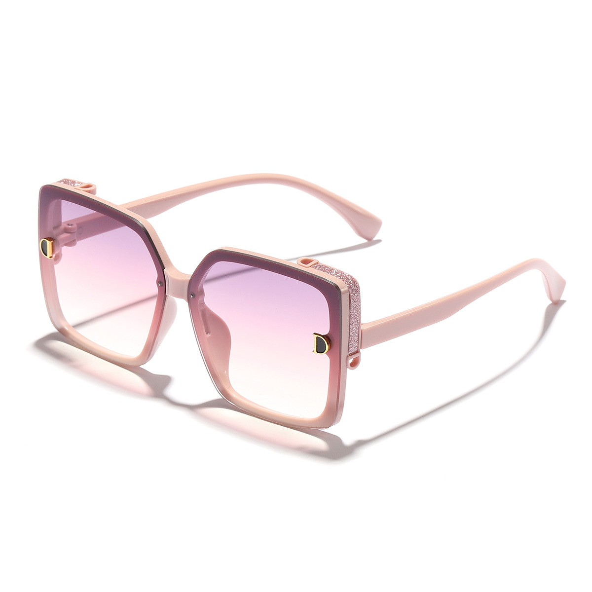 La nueva versión coreana de la letra D generoso marco cara pequeña PC gafas de sol calle moda desgaste necesario al aire libre gafas de sol