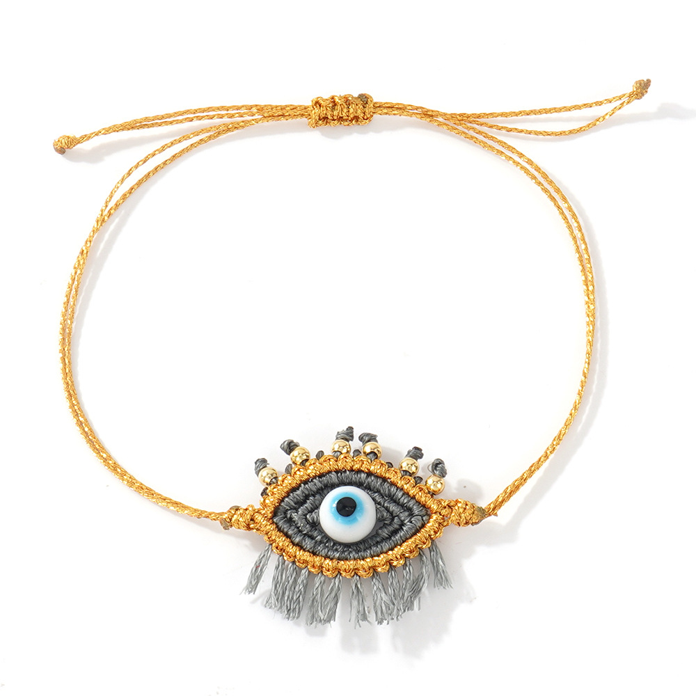 Lucky Evil Eye Red String Bracelet Protection Jewelry Minimalist_voghion.com