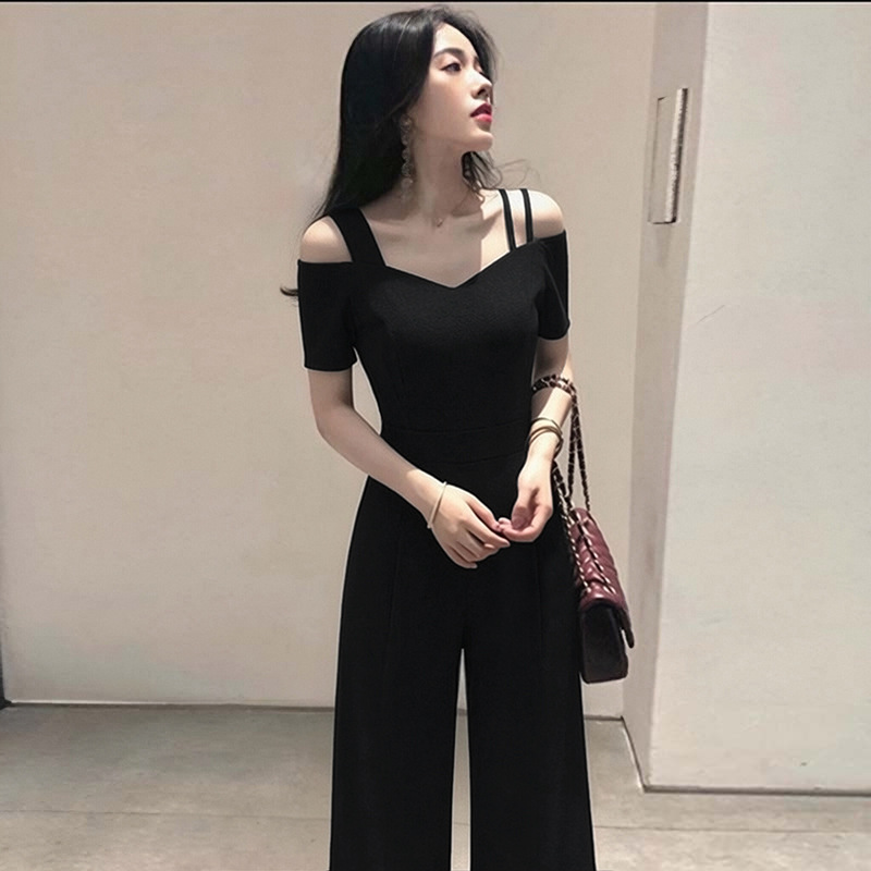 2026 Summer [Hot Item] High-Waisted Professional Jumpsuit, New Style, Slimming and Elegant Jumpsuit