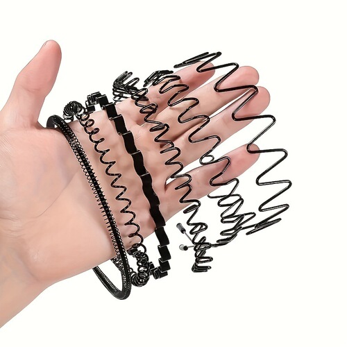 Men's Headband Trendy Invisible Hair Control Band Korea Face Washing Exercise Headband Back of Head Invisible Hair Control Women