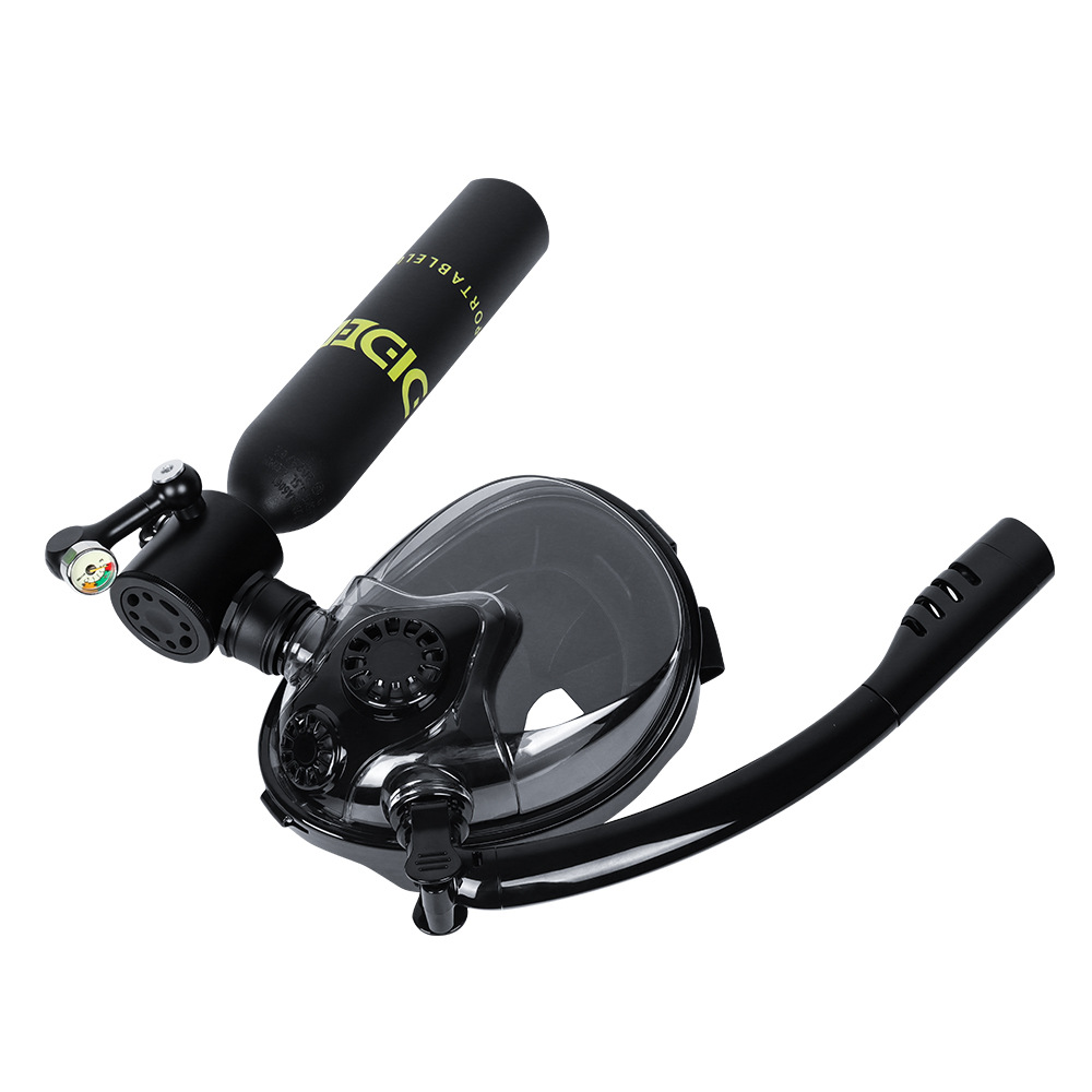 DIDEEP0.5LPlus nueva máscara de buceo, botella de oxígeno, respiración submarina, equipo de buceo, tanque de oxígeno de respiración